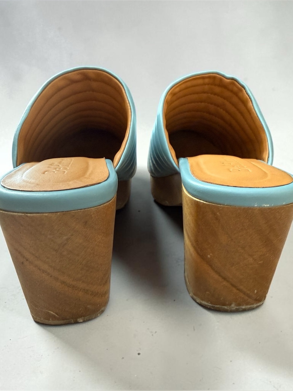 Beklina Ribbed Clog Sky - Picture 5 of 6
